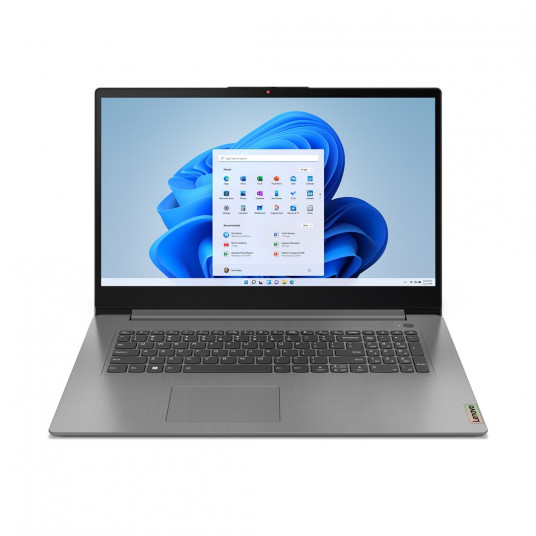 Lenovo IdeaPad 3 17IAU7 Intel® Core™ i5 i5-1235U Notebook 43,9 cm (17,3") Full HD 16 GB DDR4-SDRAM 512 GB SSD Wi-Fi 6 (802.11ax) Windows 11 Home Grey