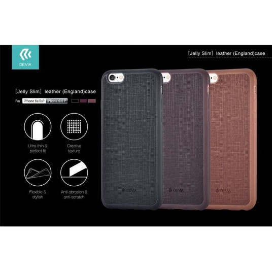 Devia Jelly England Silicone Back Case Apple iPhone 7 Plus / 8 Plus Dark Violet