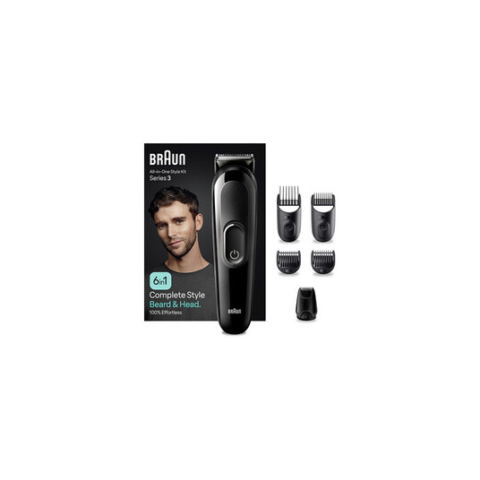 Braun MGK 3410 Black - Zastřihovač vlasů a vousů