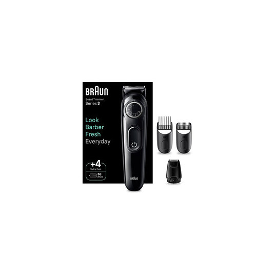 Braun 3420 Grey - Zastřihovač vousů a vlasů