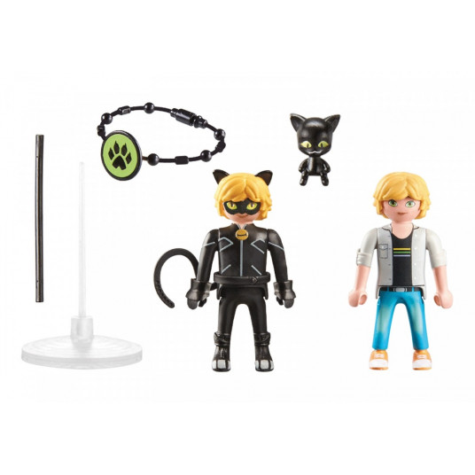 Figūru komplekts Miraculous 71337 Adrien and Cat Noir