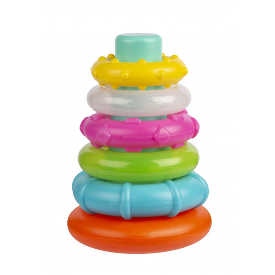 PLAYGRO rotaļlieta  piramīda -zobgrauzis Sort And Stack, 4088543