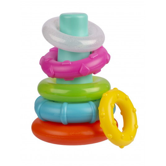 PLAYGRO rotaļlieta  piramīda -zobgrauzis Sort And Stack, 4088543