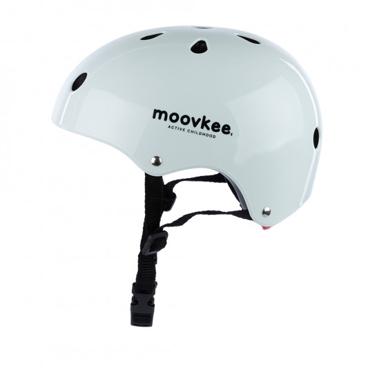 Velosipēdu ķivere - YF-1 - MOOVKEE - GLOSSY - WHITE - izmērs 48-55
