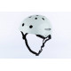 Velosipēdu ķivere - YF-1 - MOOVKEE - GLOSSY - WHITE - izmērs 48-55