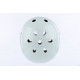 Velosipēdu ķivere - YF-1 - MOOVKEE - GLOSSY - WHITE - izmērs 48-55