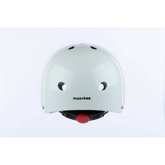 Velosipēdu ķivere - YF-1 - MOOVKEE - GLOSSY - WHITE - izmērs 48-55