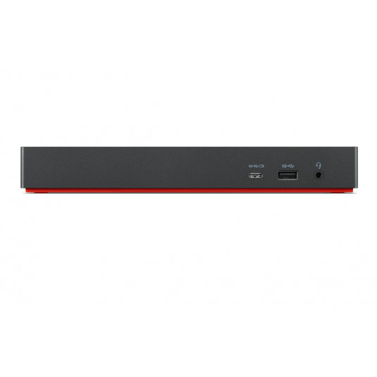 Lenovo Universal Thunderbolt 4 Smart Dock, ko darbina Microsoft Azure Sphere (maksimālie displeji: 4/maksimālā izšķirtspēja: 8K/30Hz un 4K/60Hz/atbalsti: 1x8K/30HZ un 4x4K/60Hz/1xEthernet LAN (RJ-45)/2x1 DPxHDMI. 2.1/4xUSB 3.1 (1 vienmēr ieslēgts)/2xUSB 2