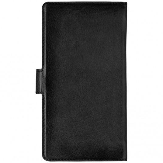 Bugatti L Leather Case - Wallet for Devices 5.1-6'' (7.5 х 15.5 cm) Black