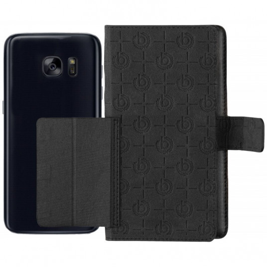 Bugatti L Leather Case - Wallet for Devices 5.1-6'' (7.5 х 15.5 cm) Black