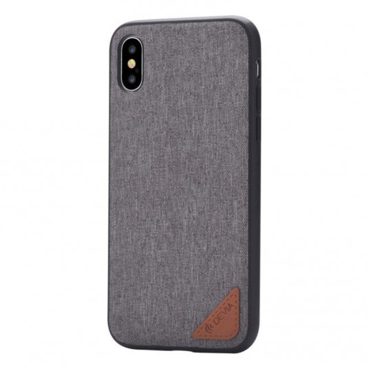 Devia Acme Cas Silicone Back Case For Apple iPhone X / XS Gray