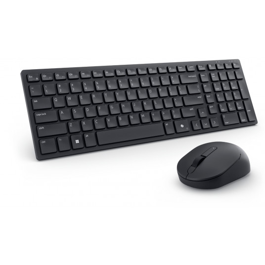 Dell | Silent Keyboard and Mouse | KM555 | Keyboard and Mouse Set | Wireless | Russian (QWERTY) | Black | 2.4 GHz, Bluetooth 5.1 | Wireless connection