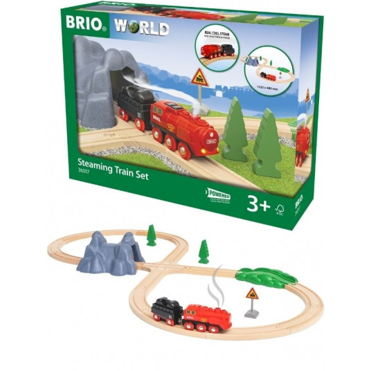 BRIO dzelzceļš 36017 Höyryjunasetti