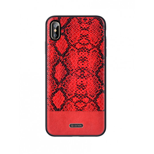 Devia Python Silicone Back Case Apple iPhone XS Max Red