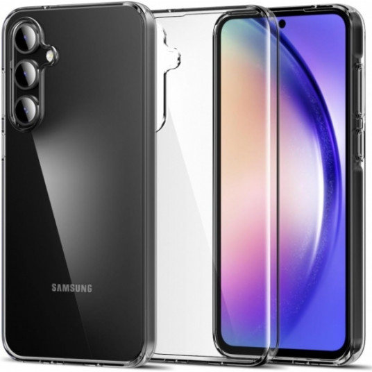 Telefona maciņš JM  ANTI-BACTERIA TPU piemērots Galaxy A55 5G, caurspīdīgs