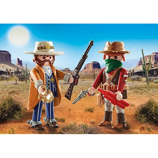 Figures set DuoPack 71508 Bandit and Sheriff