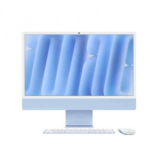 Galddators Apple iMac 24” 4.5K Retina, Apple M4 8C CPU, 8C GPU/16GB/256GB SSD/Blue/INT MWUF3ZE/A