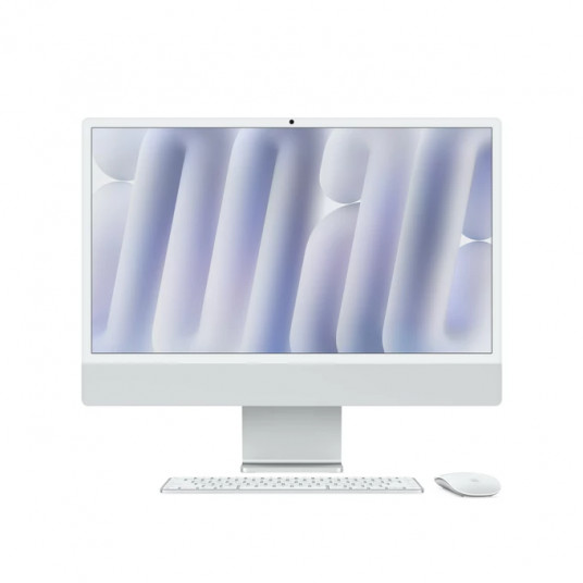 Galddators Apple iMac 24” 4.5K Retina, Apple M4 10C CPU, 10C GPU/16GB/256GB SSD/Silver/RUS MWUU3RU/A