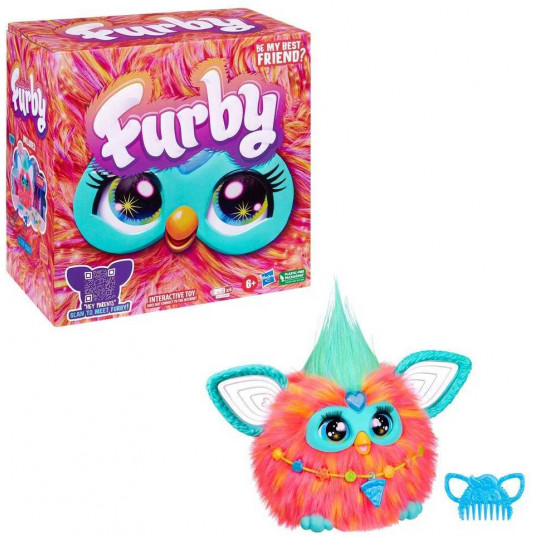 Furby interaktīvais mājdzīvnieks, rozā/karala