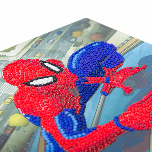 SPIDER-MAN Crystal Art Kartīte "Zirnekļcilvēks", 18 x 18 cm