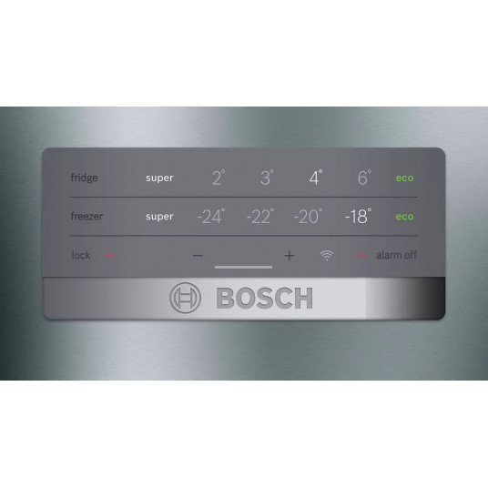 Bosch Serie 4 KGN397IEQ ledusskapis- saldētava ar saldētavu 368 L E Nerūsējošais tērauds