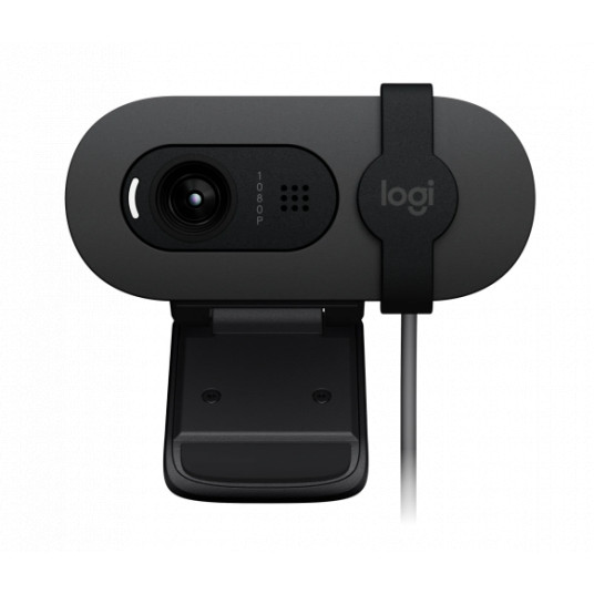 Logitech Brio 105 Biznesa tīmekļa kamera, 2 MP, FHD 1080p, USB-A, melna