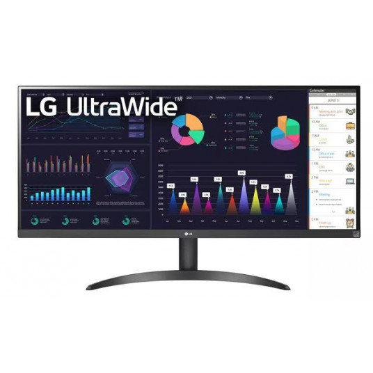 LCD Monitor|LG|34WQ500-B|34"|Business/21 : 9|Panel IPS|2560x1080|21:9|100hz|Matte|5 ms|Tilt|Colour Black|34WQ500-B