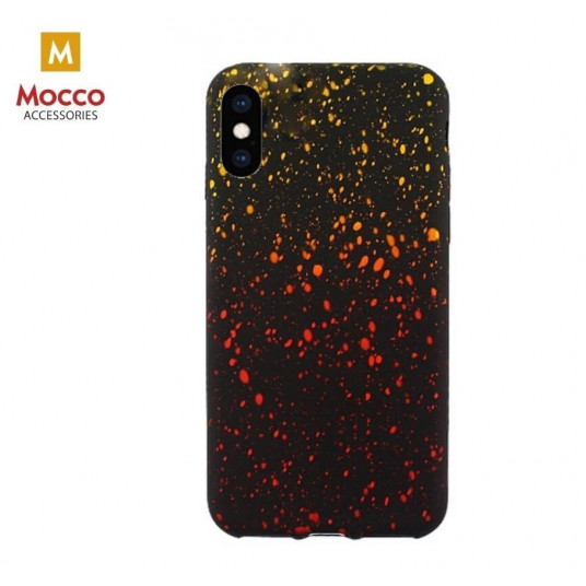 Mocco SKY Silicone Case for Apple iPhone XS / X Yellow-Orange
