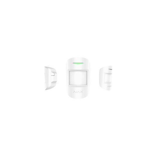 AJAX MOTIONPROTECT PLUS PIR KUSTĪBAS SENSORS AR MIKROVIĻŅU SENSORU, (BALTS)