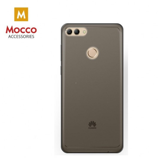 Mocco Ultra Back Case 0.3 mm Silicone Case for Huawei P20 Transparent-Black