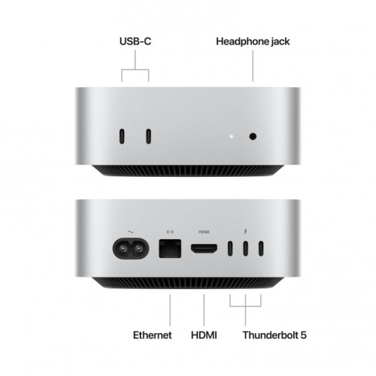 Stacionārais dators Mac mini Apple M4 10C CPU, 10C GPU/16GB/256GB SSD MU9D3ZE/A