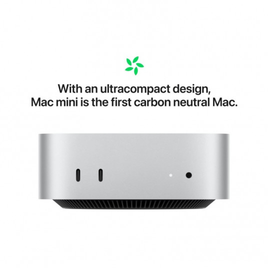 Stacionārais dators Mac mini Apple M4 10C CPU, 10C GPU/16GB/256GB SSD MU9D3ZE/A