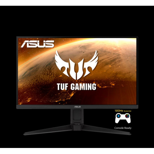 Monitors Asus HDR Gaming Monitor TUF Gaming VG279QL1A 27 ", IPS, FHD, 1920 x 1080 pixels, 16:9, 1 ms, 400 cd/m², Black, HDMI ports quantity 2