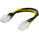 Adapter 6-pin PCI-Express to 8-pin PCI Express, 10 cm / SSI-61