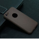 Mocco Lizard Back Case Silicone Case for Apple iPhone 8 Plus Brown