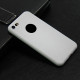 Mocco Lizard Back Case Silicone Case for Apple iPhone 8 White