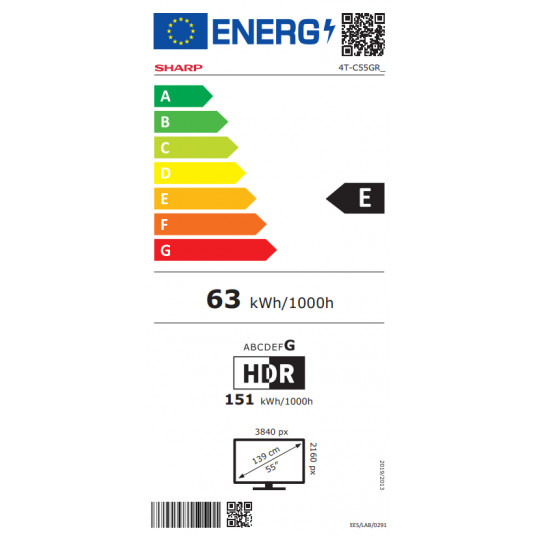 Televizors Sharp 55GR8265E QLED 55" Smart