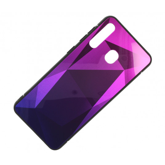 Mocco Stone Ombre Back Case Silicone Case With gradient Color For Apple iPhone 7 / 8 Purple - Blue