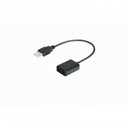 Audio adapteris Saramonic EA2L 2x mini ligzda TRS / USB-A
