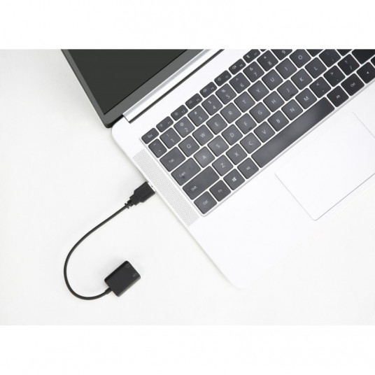 Audio adapteris Saramonic EA2L 2x mini ligzda TRS / USB-A