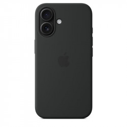 iPhone 16 Silicone Case with MagSafe - Black