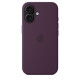 iPhone 16 Silicone Case with MagSafe - Plum