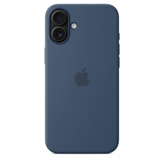 iPhone 16 Plus Silicone Case with MagSafe - Denim