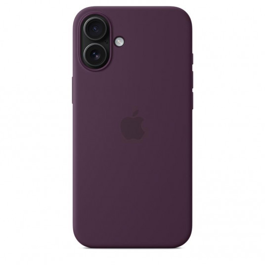 iPhone 16 Plus Silicone Case with MagSafe - Plum