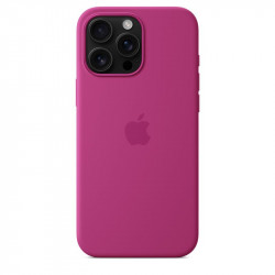 iPhone 16 Pro Max Silicone Case with MagSafe - Fuchsia