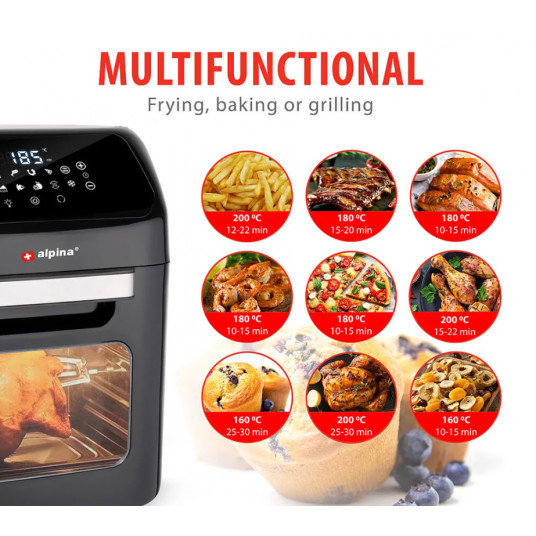 Alpina  Air Fryer 12L / 1800W