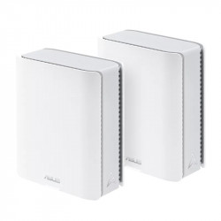 Asus | Trīsjoslu WiFi 7 Smart AiMesh paplašināmais maršrutētājs | ZenWiFi BT8 (2 gab.) | 802.11be | 14000 Mb/s | Ethernet LAN (RJ-45) pieslēgvietu skaits 4 | Tīkla atbalsts Jā | MU-MiMO Jā | 4G/5G | Antenas tips Indoor | 1
