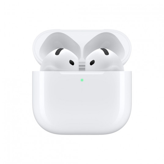 Apple AirPods (4. paaudzes) AirPods 4 bezvadu austiņas ar brīvroku mikrofonu zvaniem / mūzikai / sportam / ikdienai Bluetooth Balts