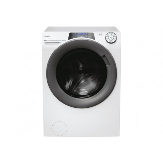 Candy Washing Machine | RP4 276BWMR8/1-S | Energy efficiency class A | Front loading | Washing capacity 7 kg | 1400 RPM | Depth 45 cm | Width 60 cm | TFT | Steam function | White