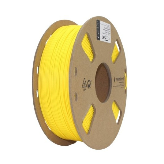 Kvēldiegu printeris 3D PLA/1,75 mm/1kg/dzeltens